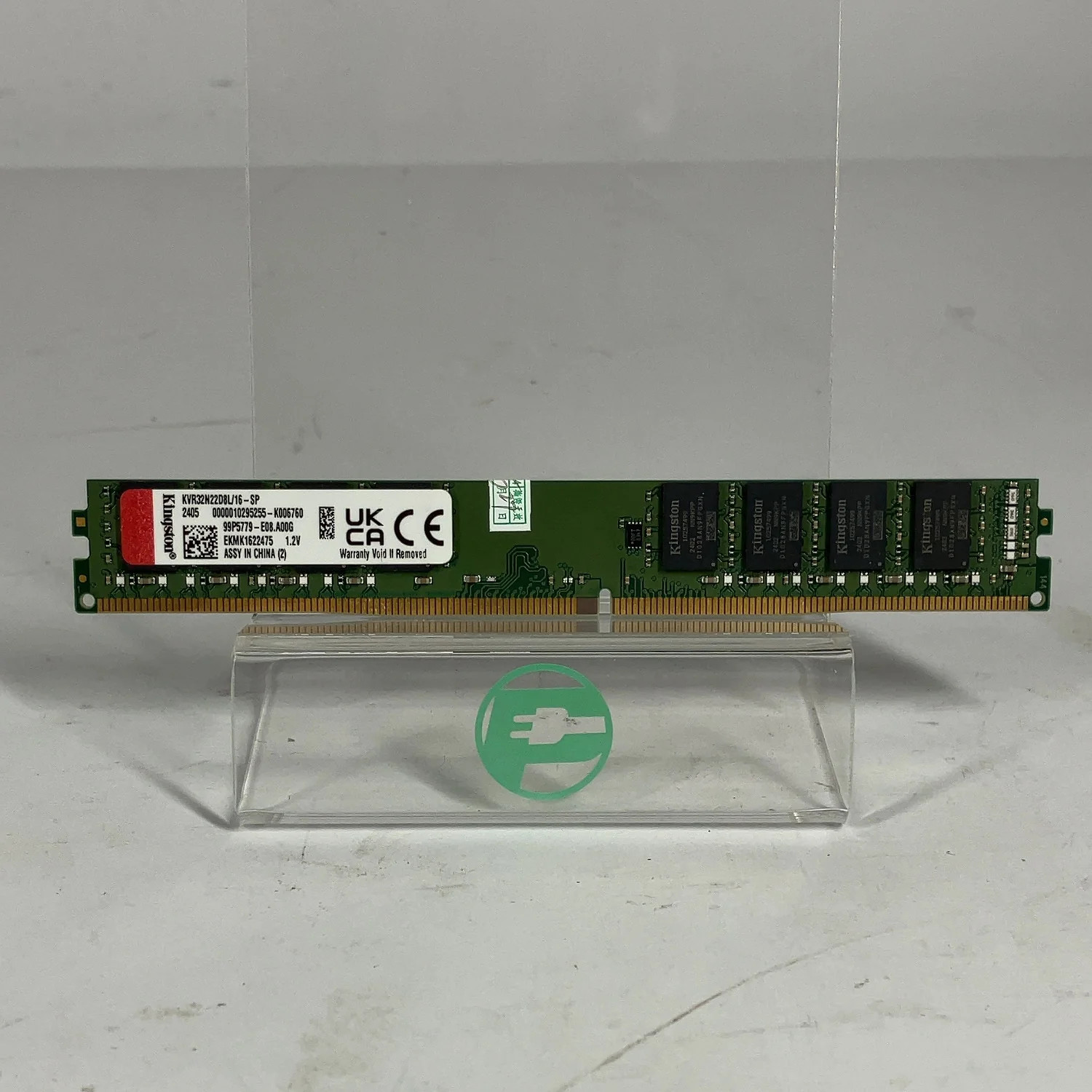 Kingston ValueRAM 16GB (1x16GB) RAM DDR4 2400MHz KVR32N22D8L/16-SP