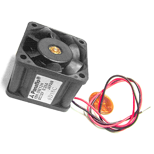 (4) FAN 40 mm² 12 Volts DC **** 10,000 RPM @ ¼ Amp **** USA SELLER