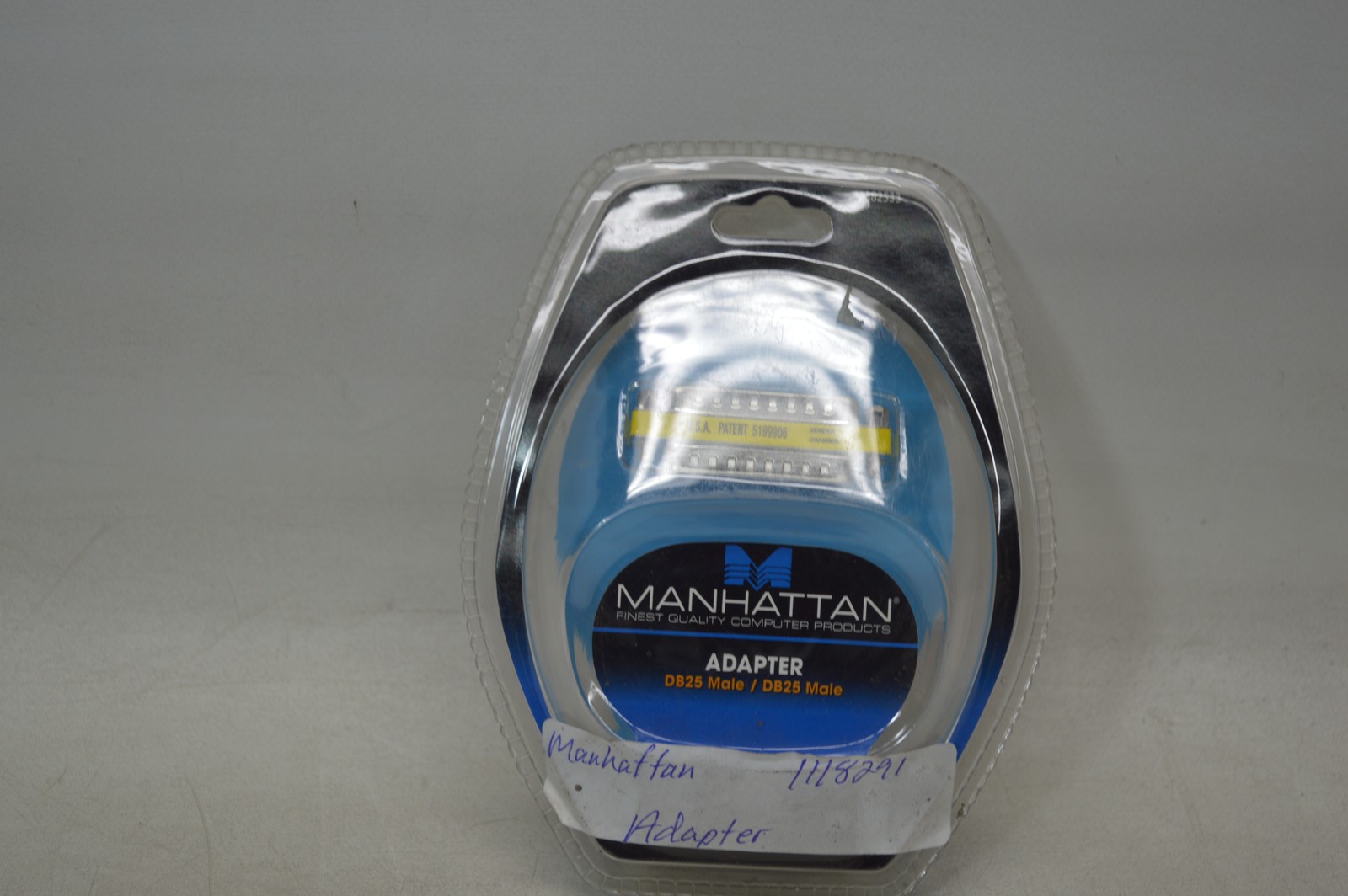 Manhattan ADAPTER DB25 Male / DB25 Male *New Unused*