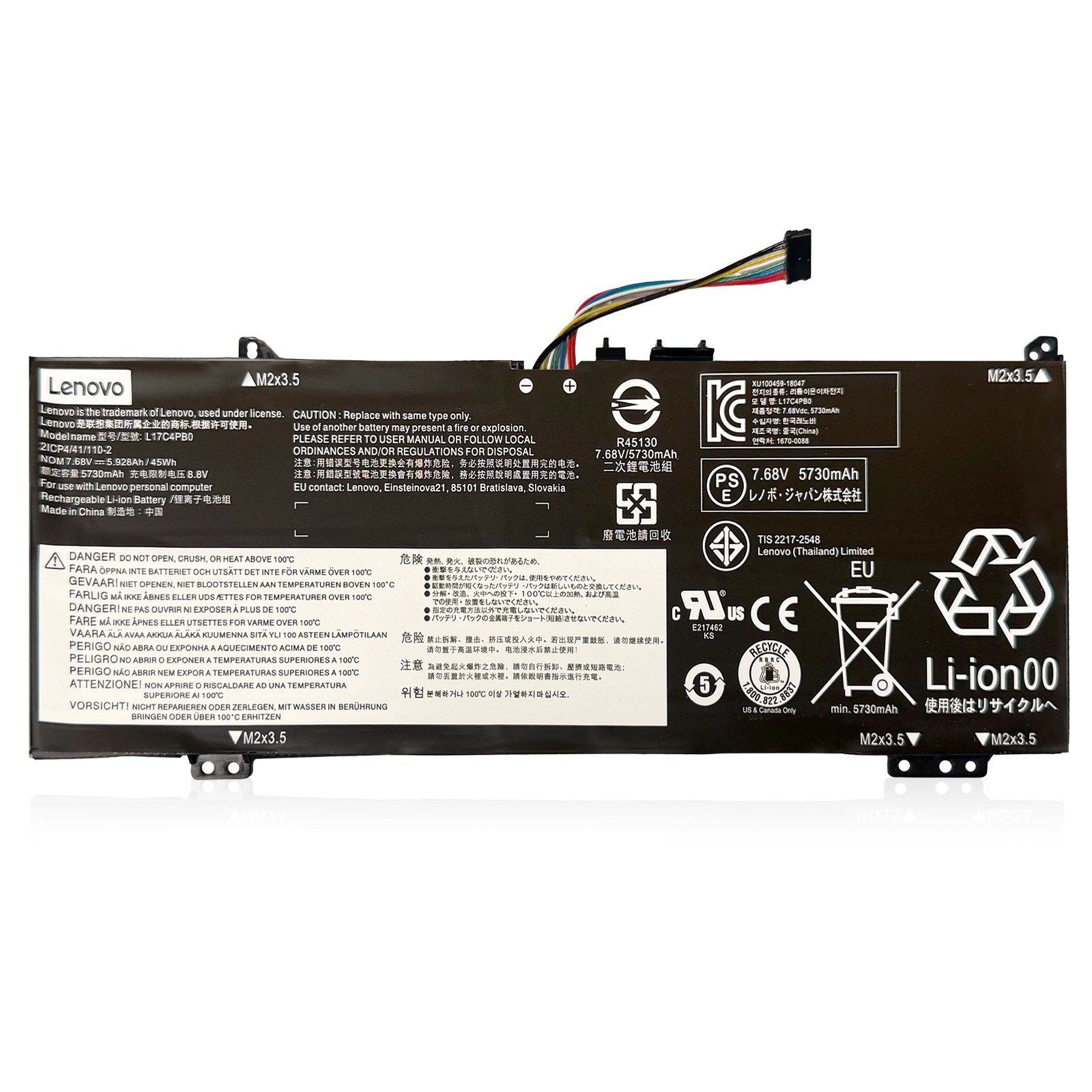 Genuine New L17C4PB0 L17M4PB0 OEM Battery for Lenovo Yoga 530-14IKB Flex 6-14IKB