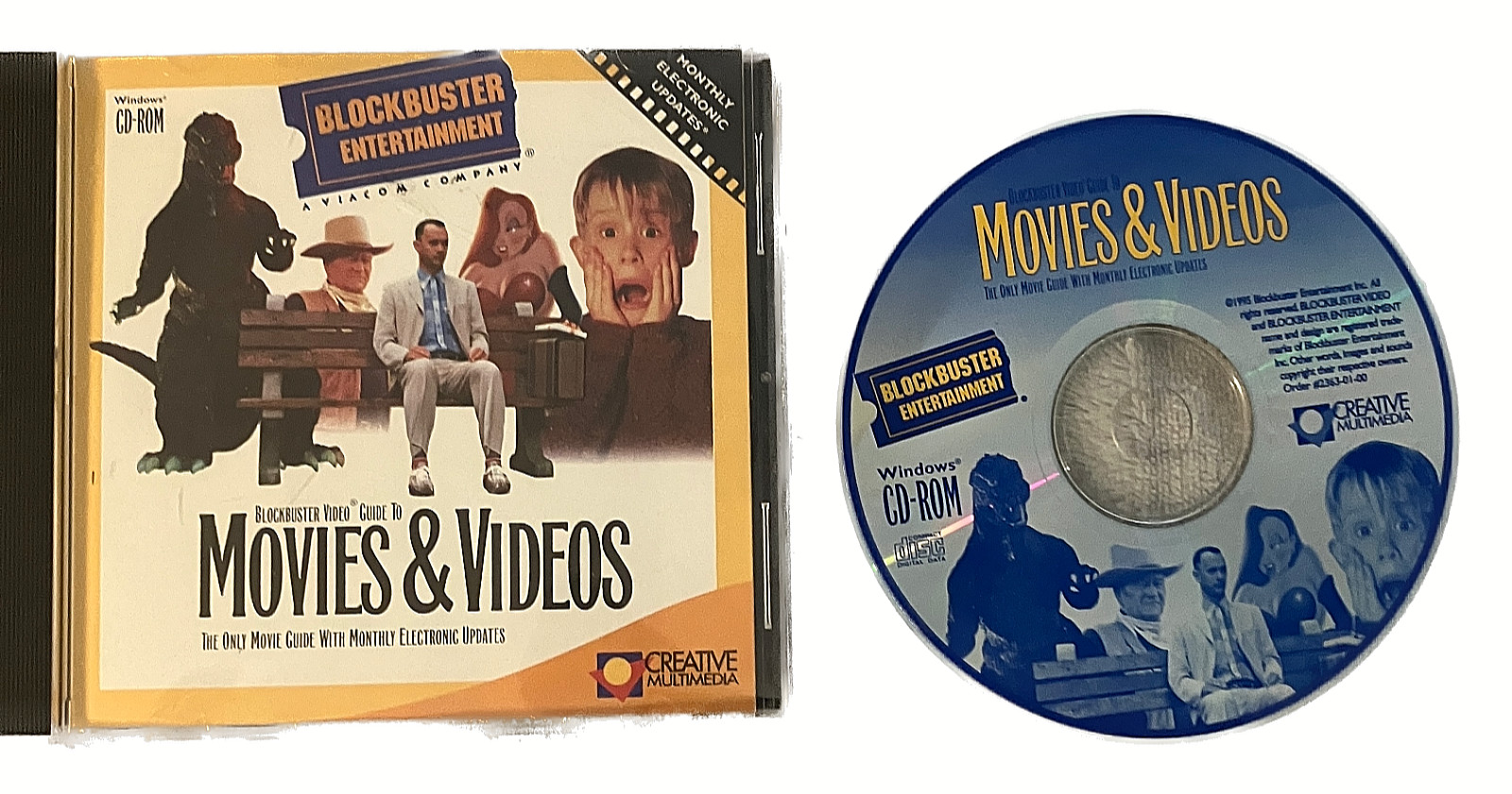 Blockbuster Entertainment Guide to Movies and Videos by Creative (1995), CD-ROM