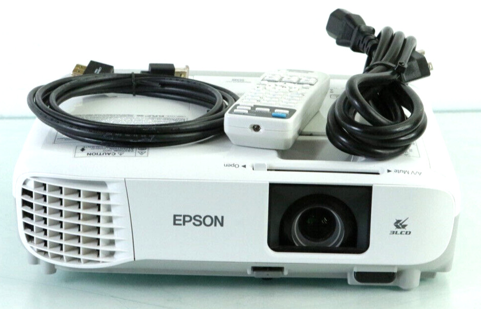 Epson PowerLite 108 3lcd XGA Projector 3700 Lumens H860A (2000 Hours) n516