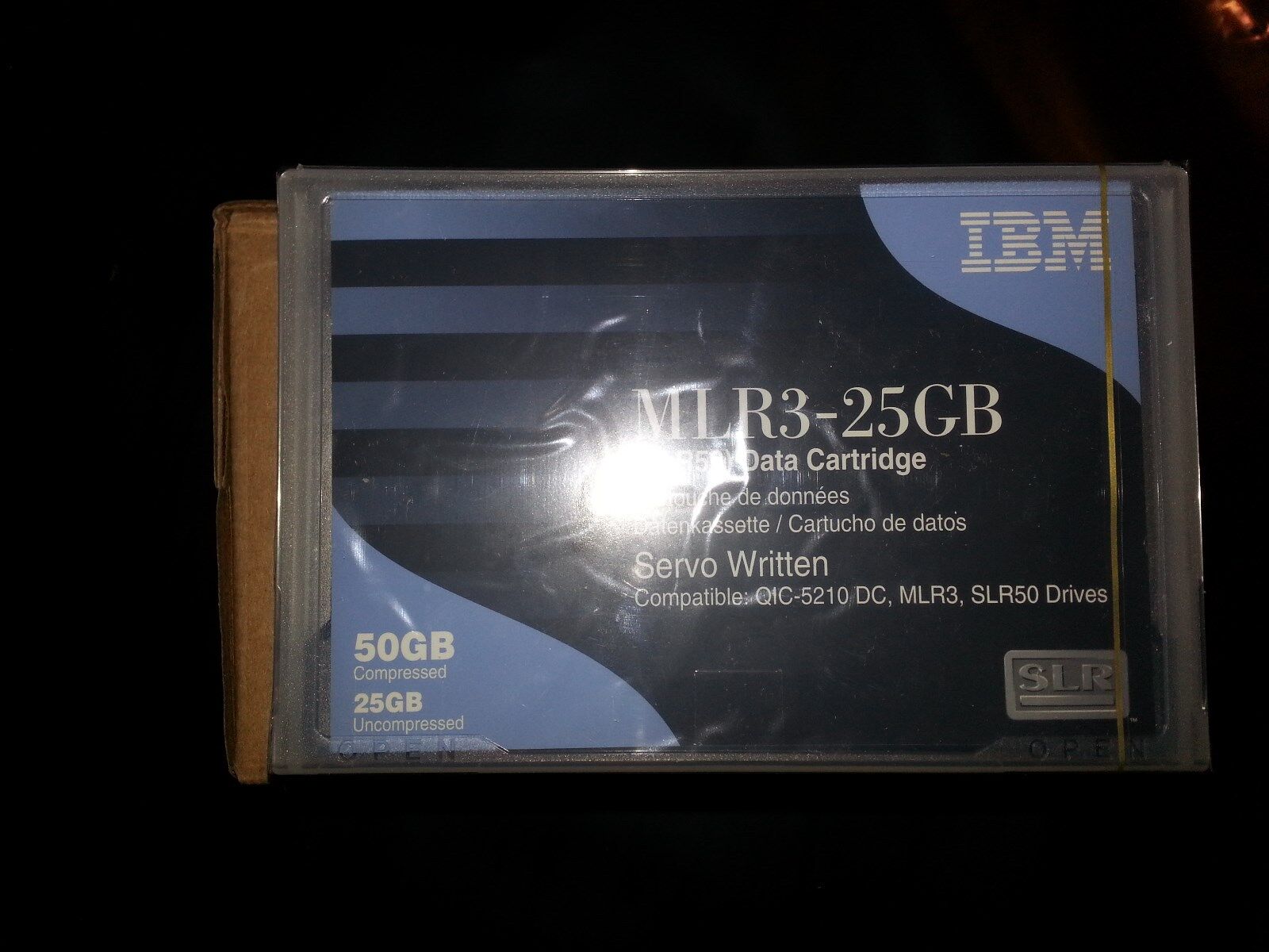 IBM MLR3-25GB  SLR50 25/50GB 59H4128 MLR tape cartridge NEW factory sealed