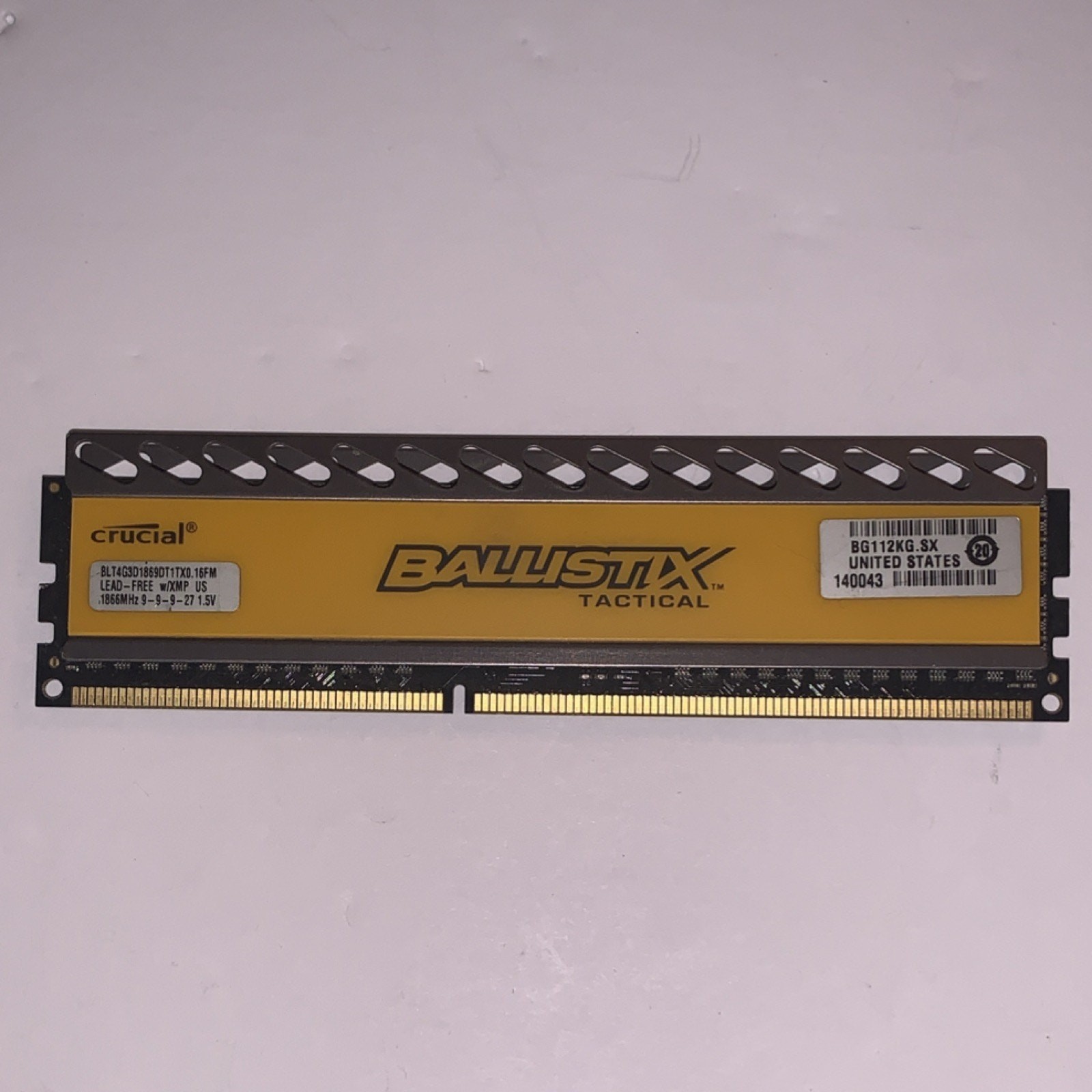 Crucial Ballistix Tactical DDR3 DIMM 1866MHz RAM BLT4G3D1869DT1TX0.16FM