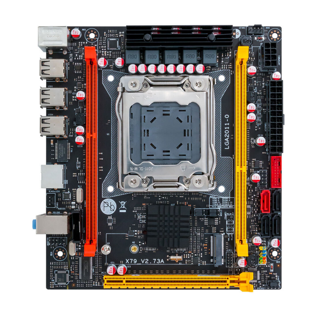 X79 Motherboard LGA 2011 DDR3 REG ECC RAM Support Xeon V2 V1 Core i7 Processor