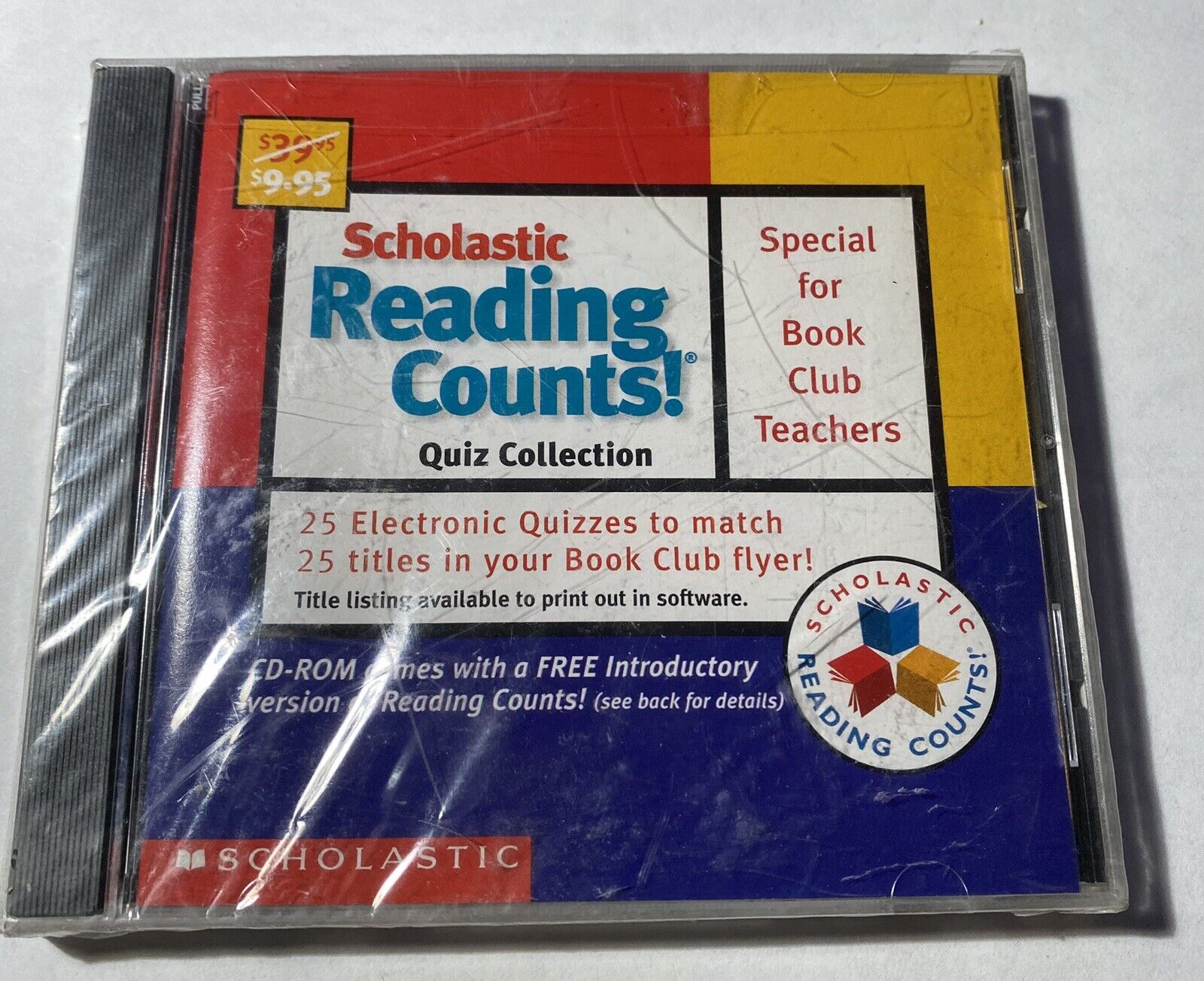 Scholastic Reading Counts Introductory Software Sampler PC CD-ROM New Sealed.