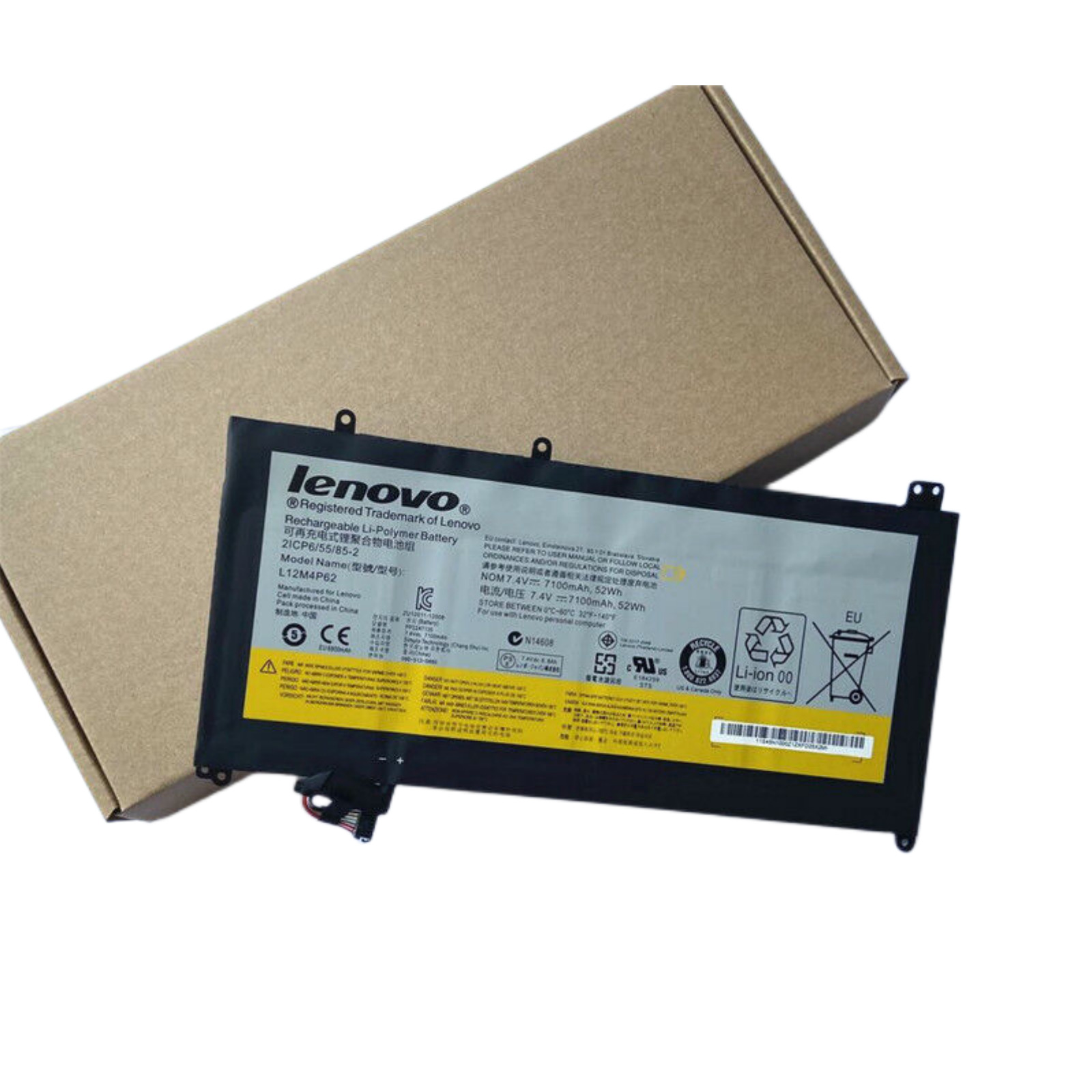 Genuine L12M4P62 L12L4P62 Battery for Lenovo Ideapad U430 U530 U530-20289 Touch
