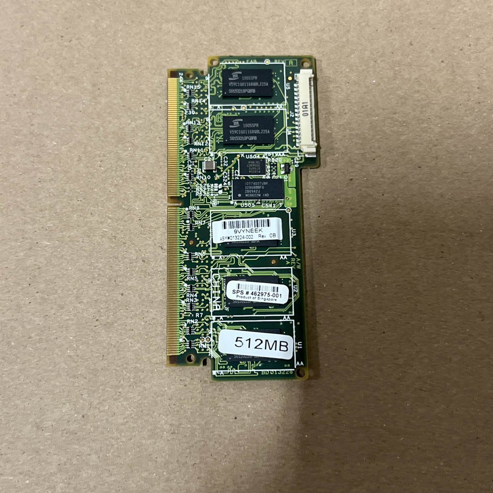 HP 462975-001 ProLiant ML350 G6 Smart Array P410 P411 512MB Cache Memory Module