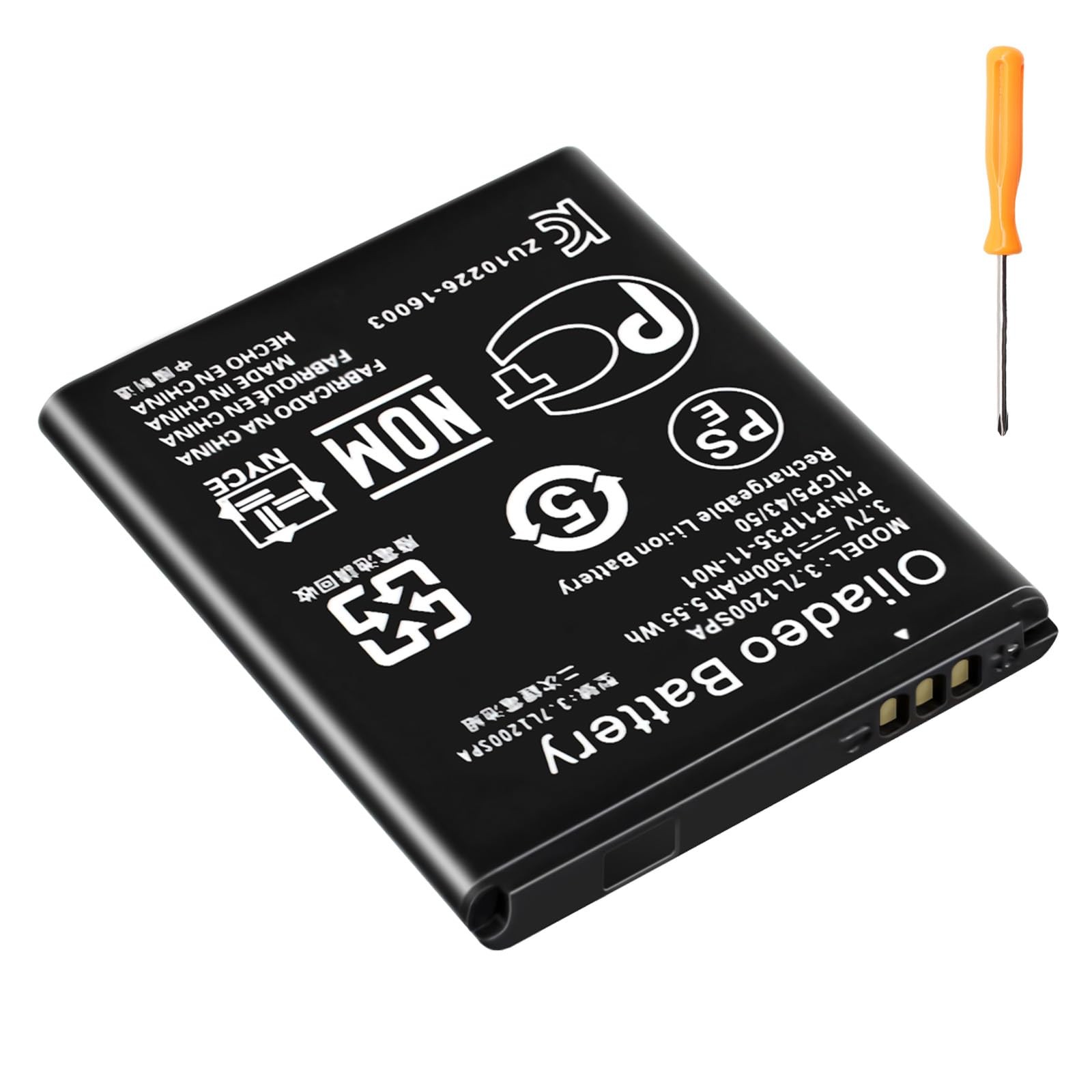 TI 84 Plus CE Battery Replacement Compatible with Texas Instruments