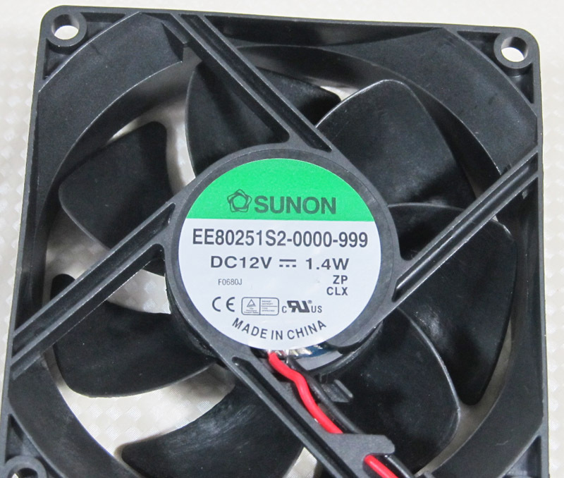 1pc DC Fan SUNON EE80251S2-0000-999 80x80x25mm 12V 1.4W 37CFM 2pin Connector
