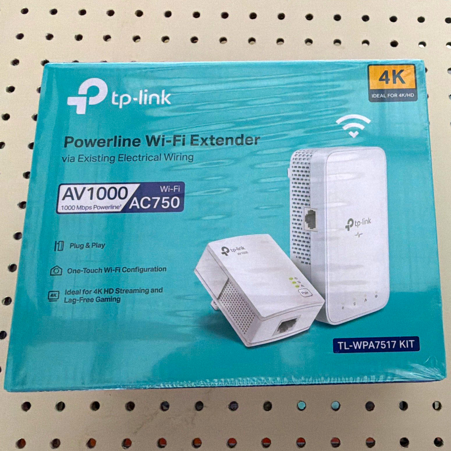 TP-Link TL-WPA7517 KIT AV1000 Gigabit Powerline AC Wi-Fi Kit
