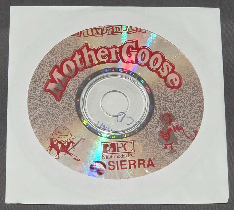 Mixed-Up Mother Goose - (1992 Sierra On-Line, Inc.) - Used CD-ROM