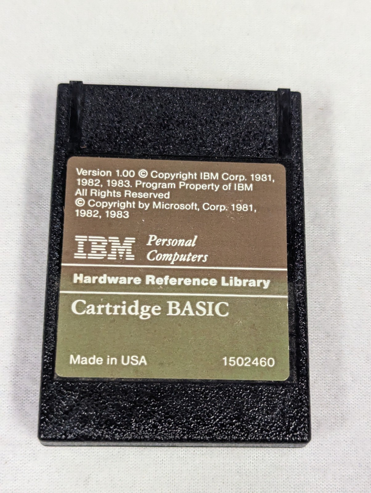 Vtg 1983 IBM PCJR PC JR Hardware Reference Library Cartridge BASIC 1502460