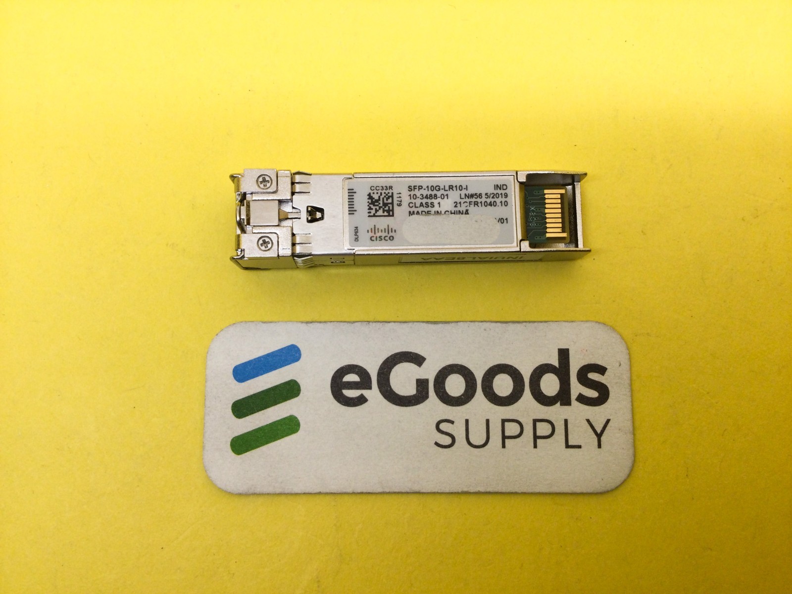 Cisco SFP-10G-LR10-I 10GBASE-LR SFP+ 1310nm SMF 10GbE 10KM Transceiver