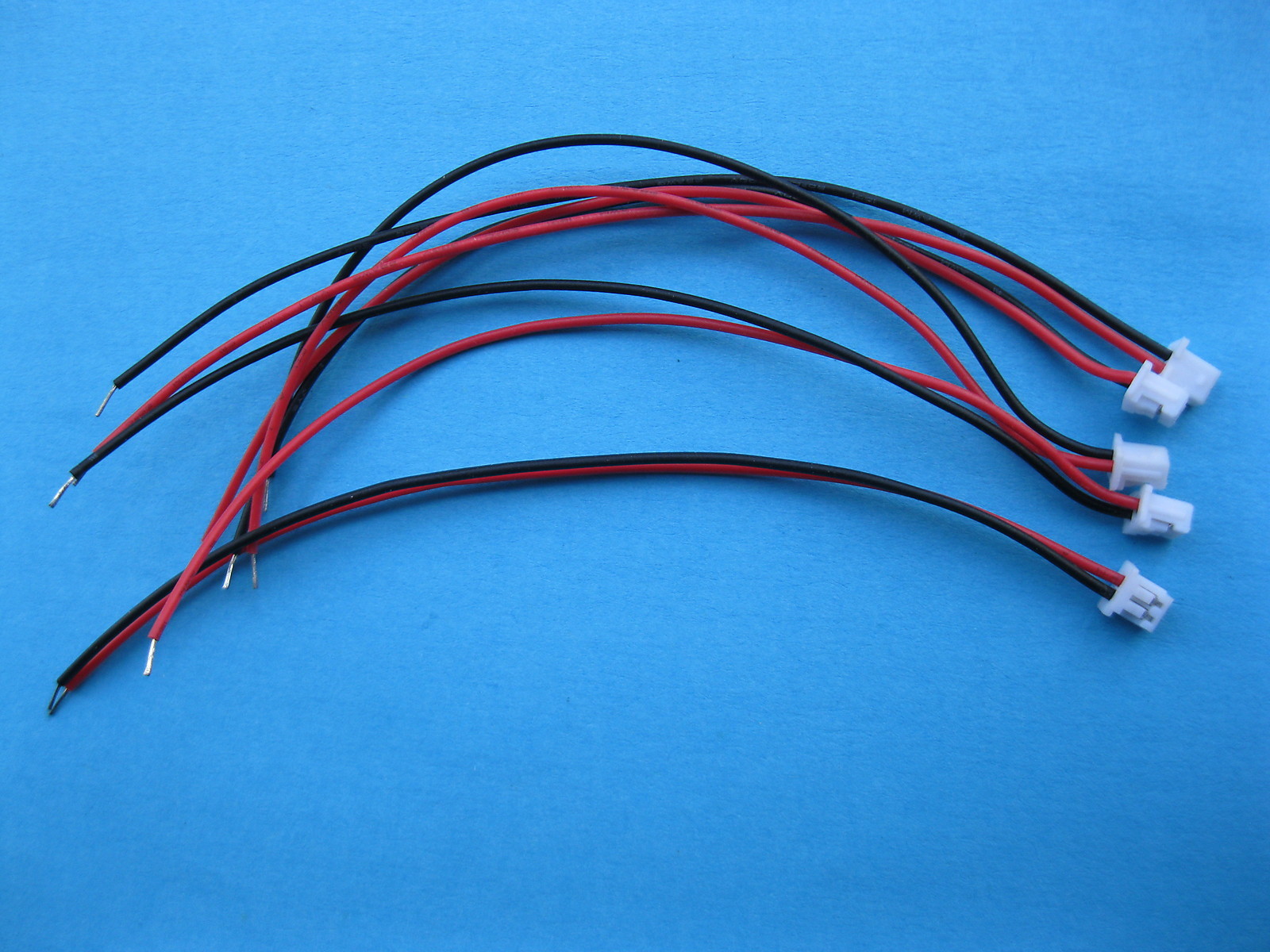 60 pcs 1.25mm 2 Pin Female Polarized Connector with 28AWG 5.9inch 150mm Cable