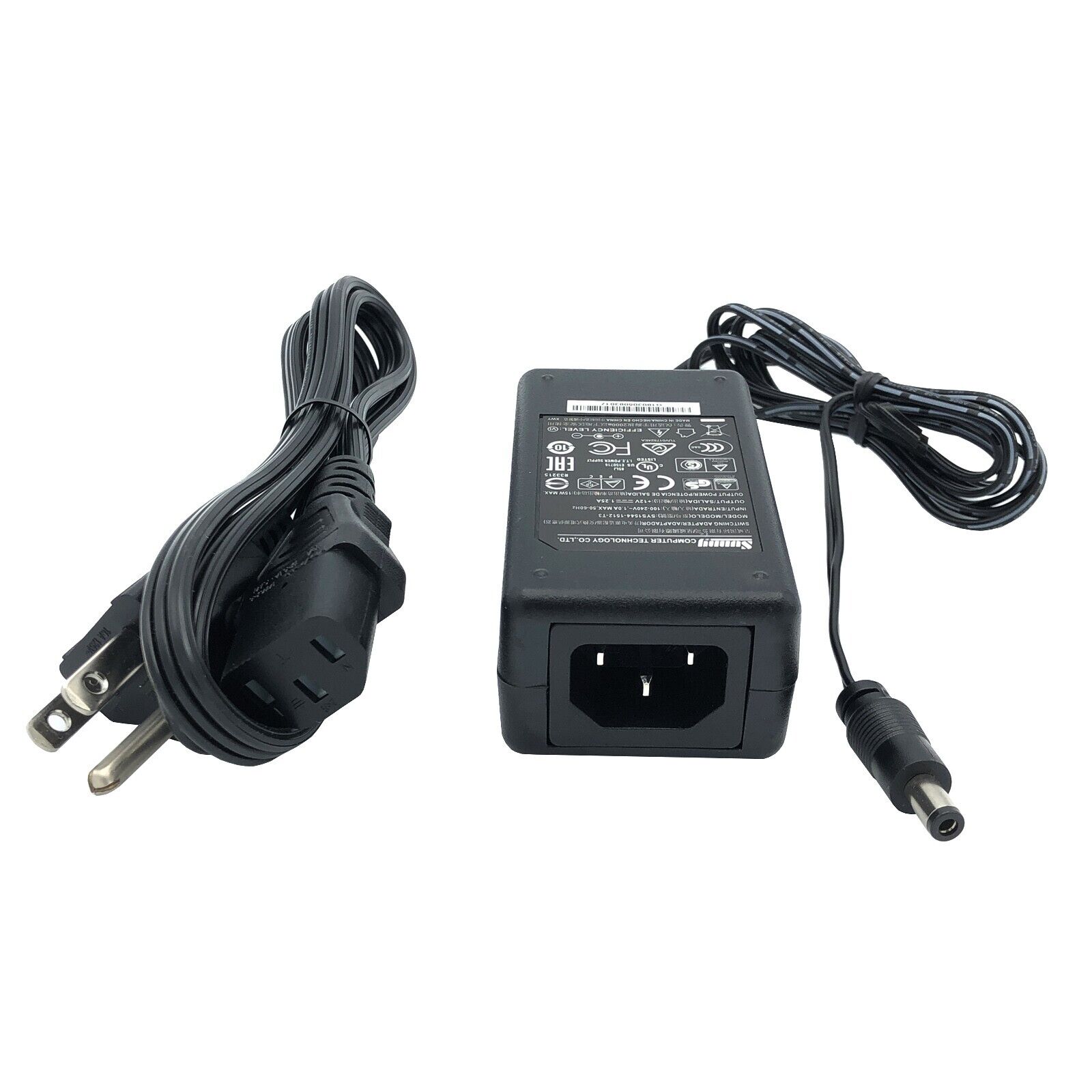 Brand NEW Genuine Sunny SYS1544-1512-T3 AC Power Supply Adapter 12V 1.25A W/Cord