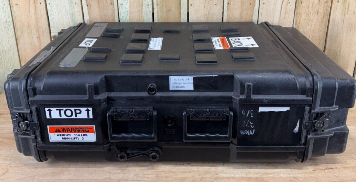 ECS Server Rack Rackmount 37"X22"X11" Waterproof Black Storage Case Pelican