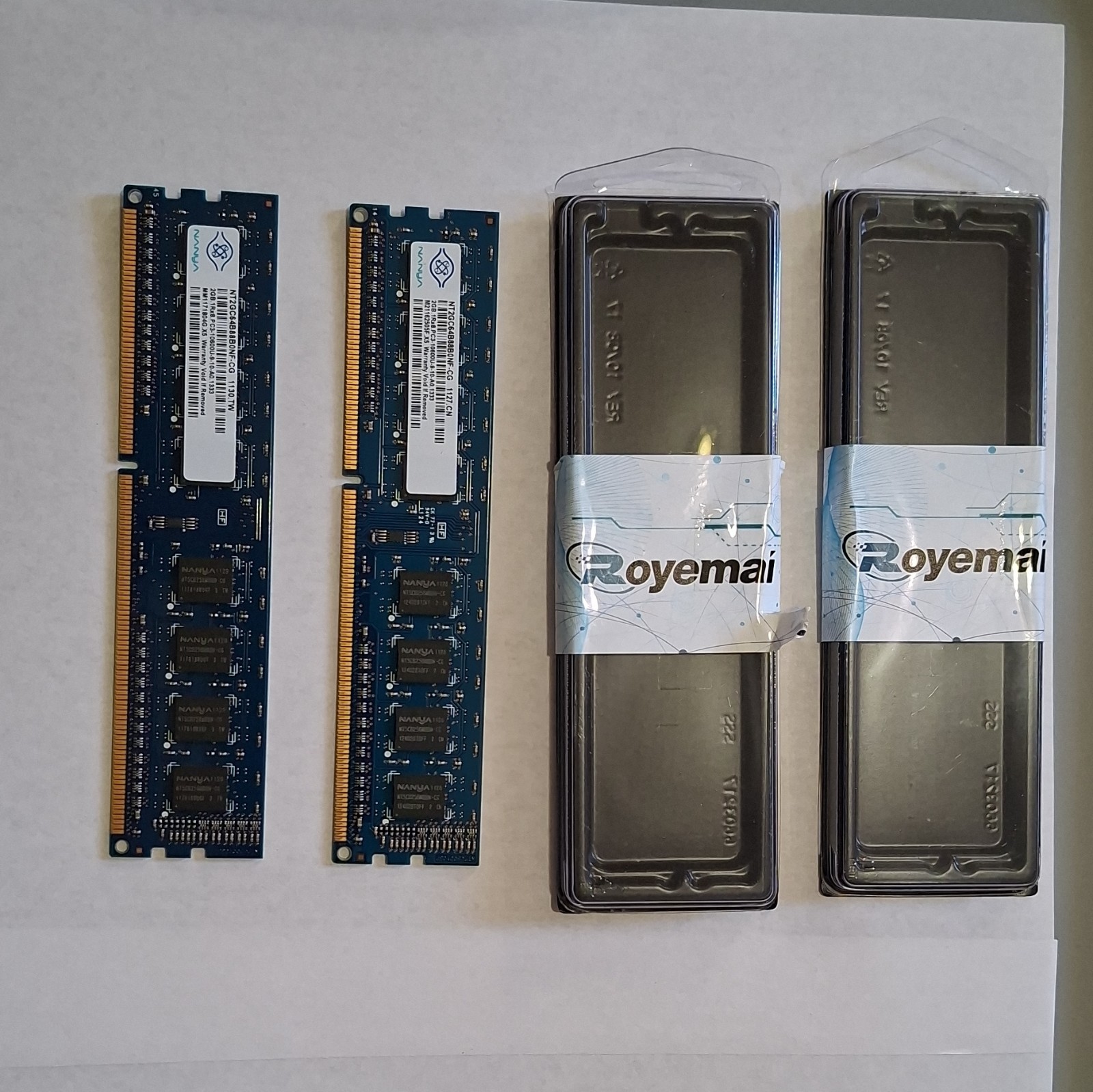 Nanya 4GB (2x2GB) DDR3-1333 PC3-10600U 240-Pin UDIMM Non-ECC