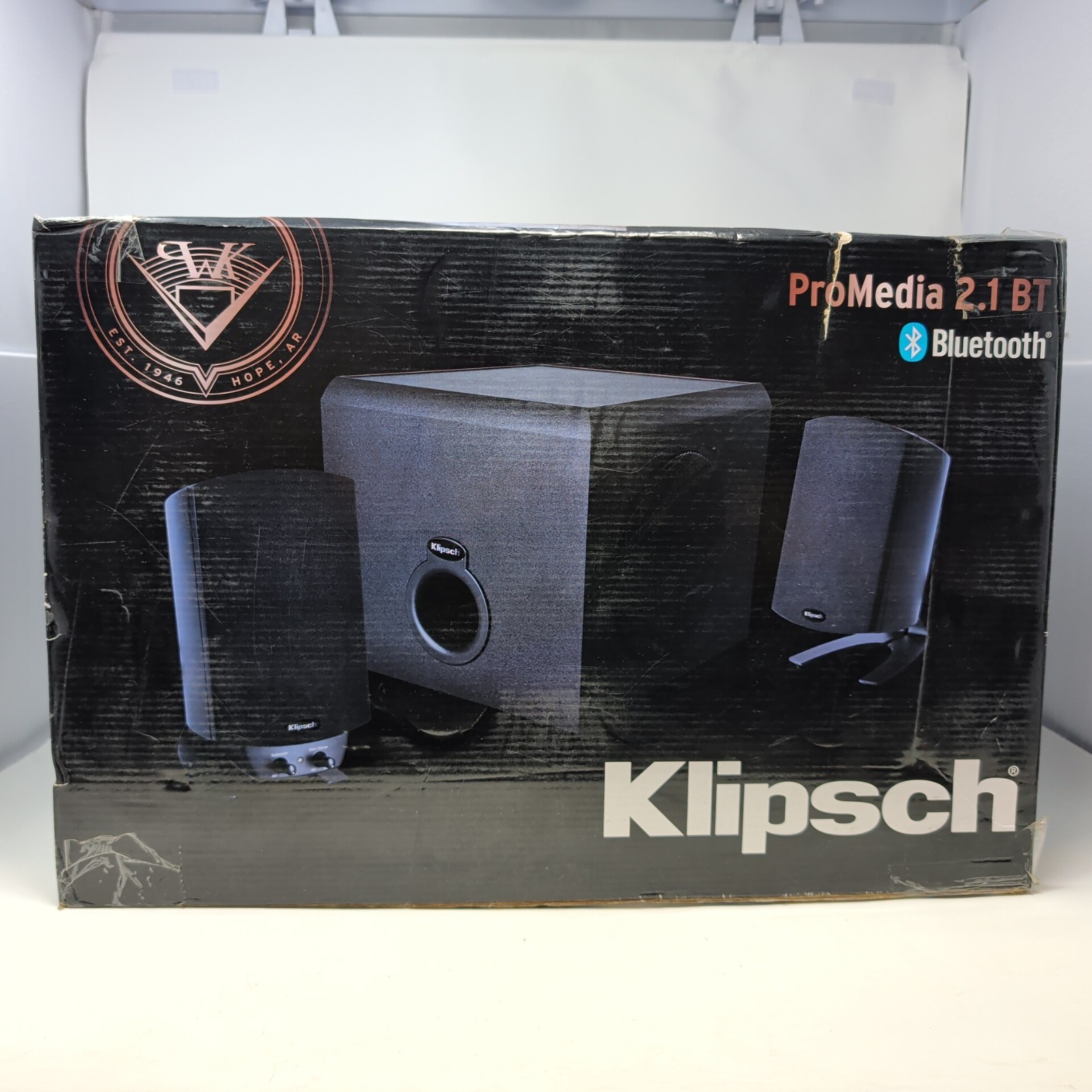 Open Box, Klipsch ProMedia 2.1 Bluetooth Computer Speakers