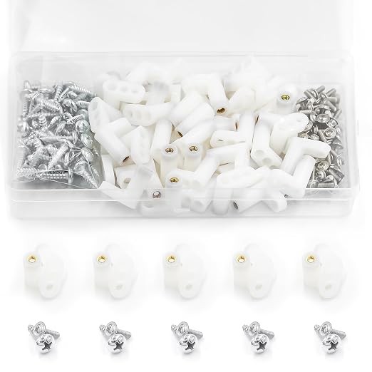 50 PCS Circuit Board Plastic Standoffs Mounting Hardware,Motherboard Standoffs F