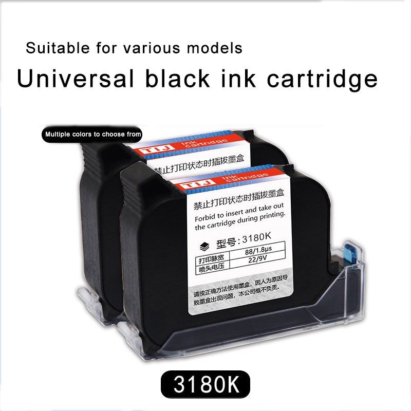 3pcs Ink Cartridges for 12.7mm Handheld Inkjet Printer Expiry Code