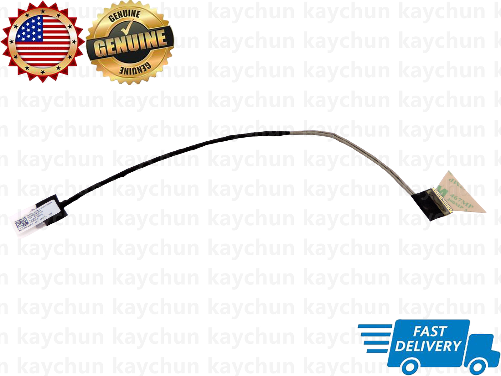 Original LVDS LCD LED Video Display Screen Cable 6017B0740601 Non-Touch 30Pin