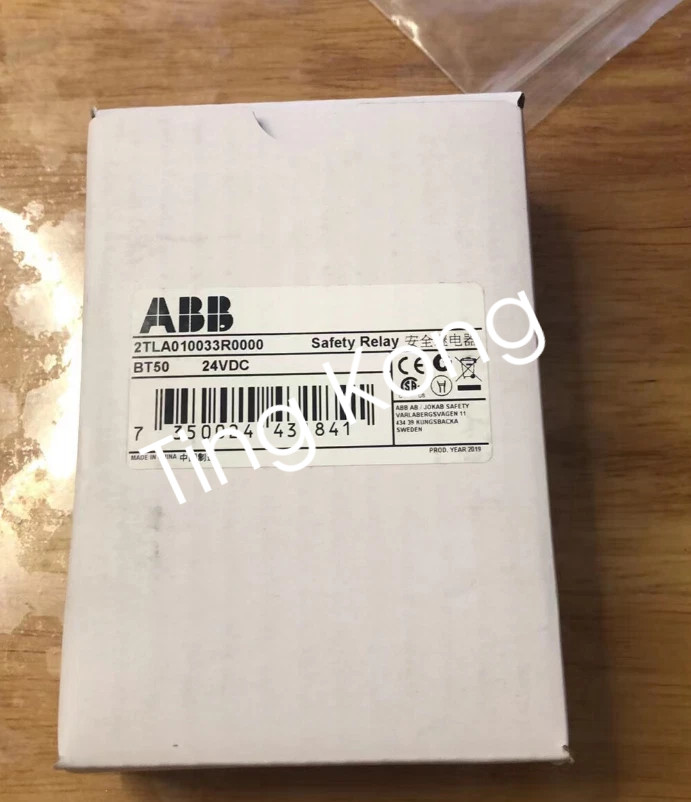 1PCS ABB BT51T 2TLA010033R3000 24VDC Safety Relay new via FedEx or DHL