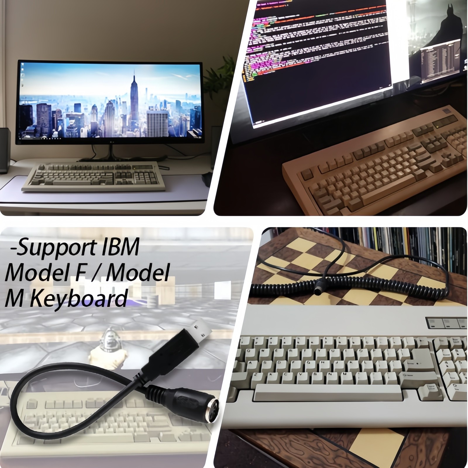 For XT/at to USB Soarer's Converter+Remapping+Macros +NKRO-Support IBM Model F/M