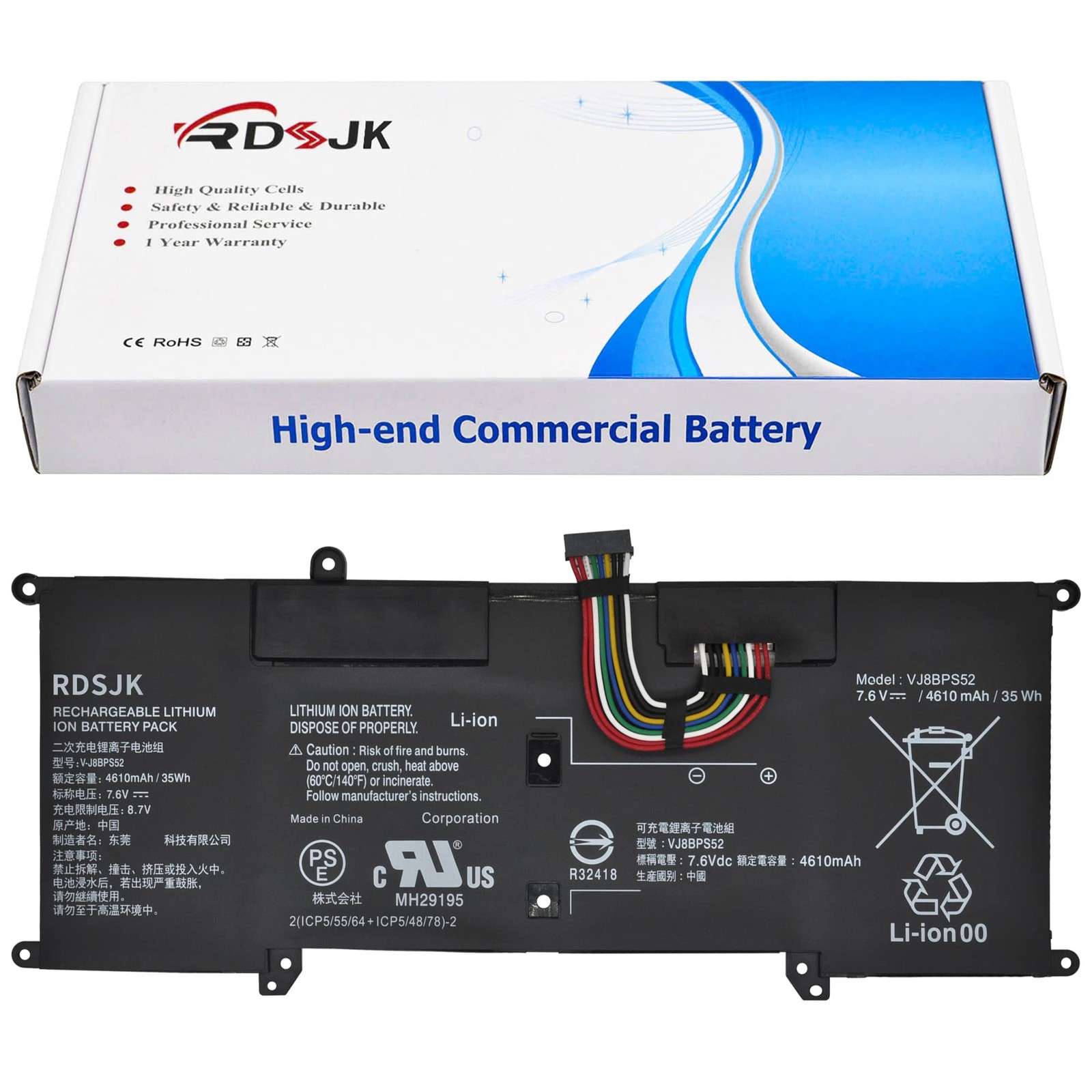 VJ8BPS52 V-J8BPS52 Laptop Battery for Sony VAIO S11 S13 S14 SX12 SX14 VJPG11C...