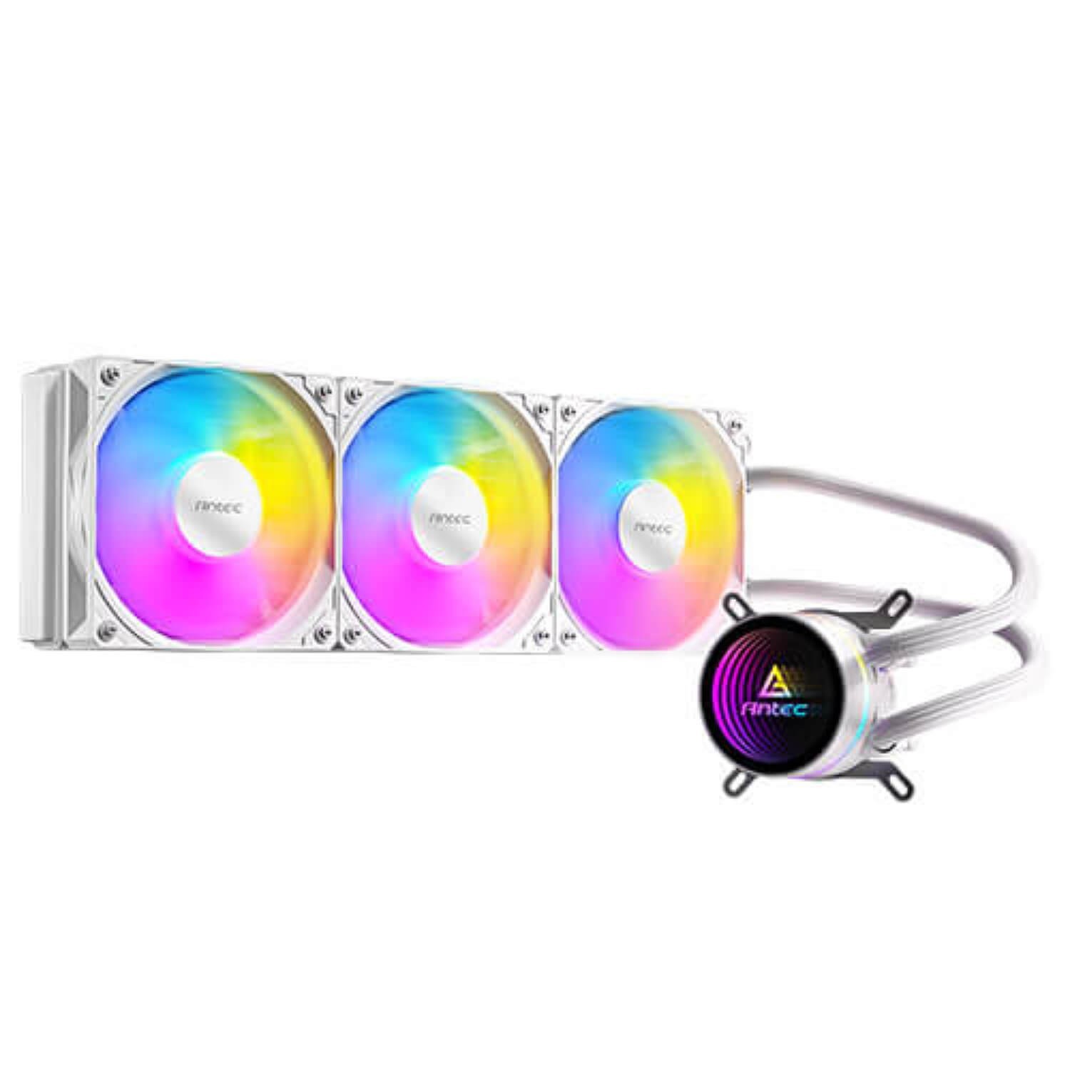 Antec Luna 360 ARGB White Liquid Cooler 120mm PWM Water Cooling LUNA360ARGB-W