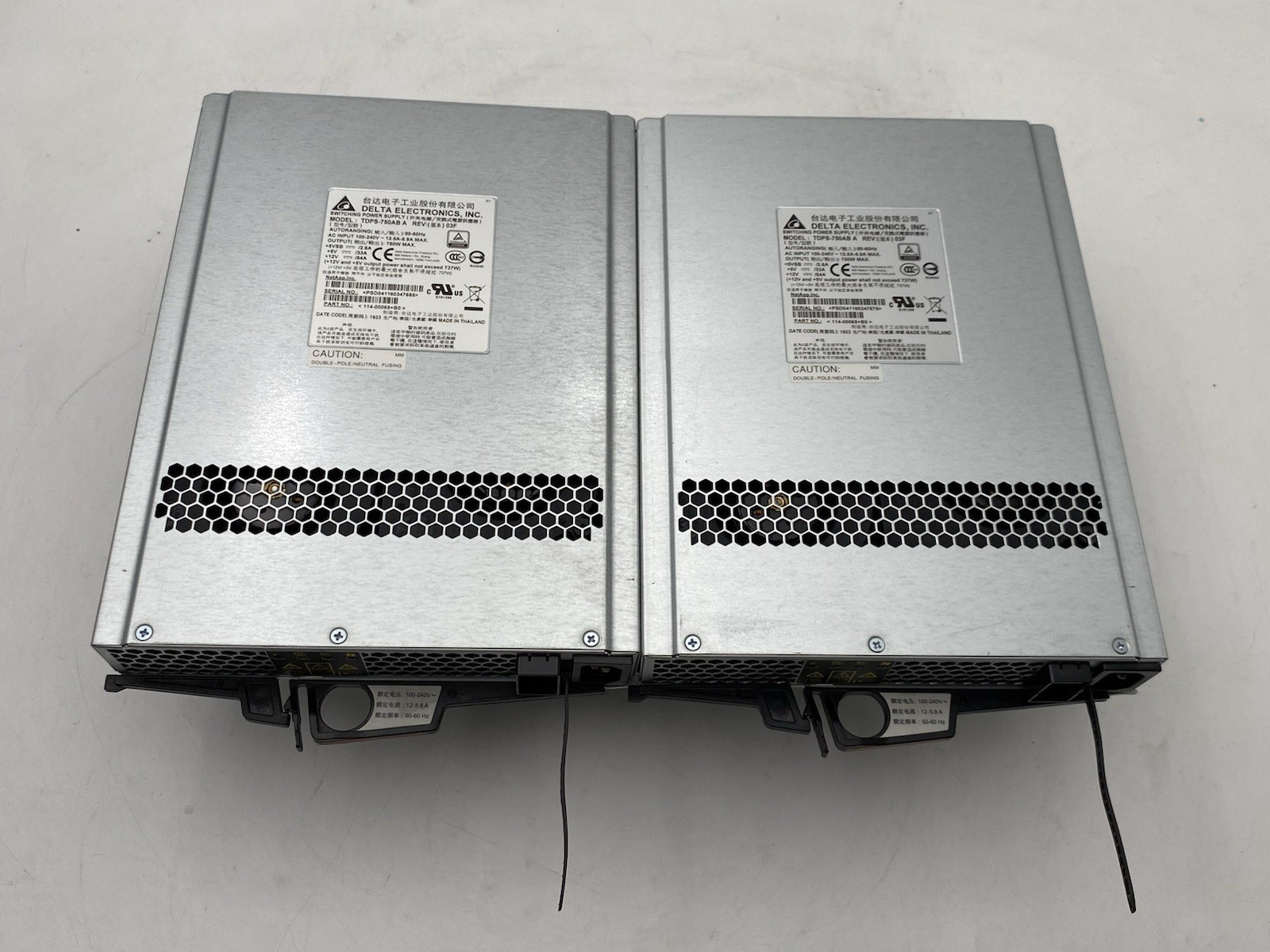 LOT 2 Delta TDPS-750AB A 750W Switching Power Supply