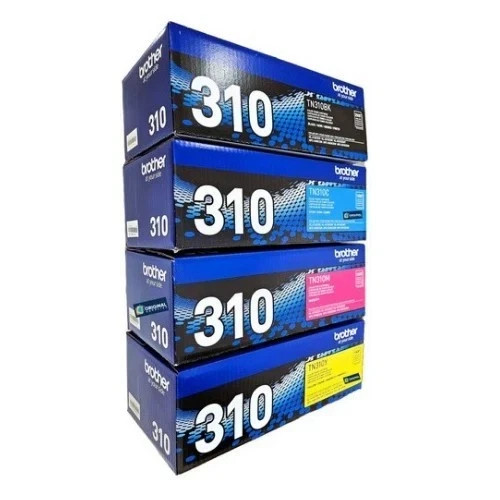 Genuine Brother TN-310 Toner Set Black Cyan Magenta Yellow OEM TN310 Standard