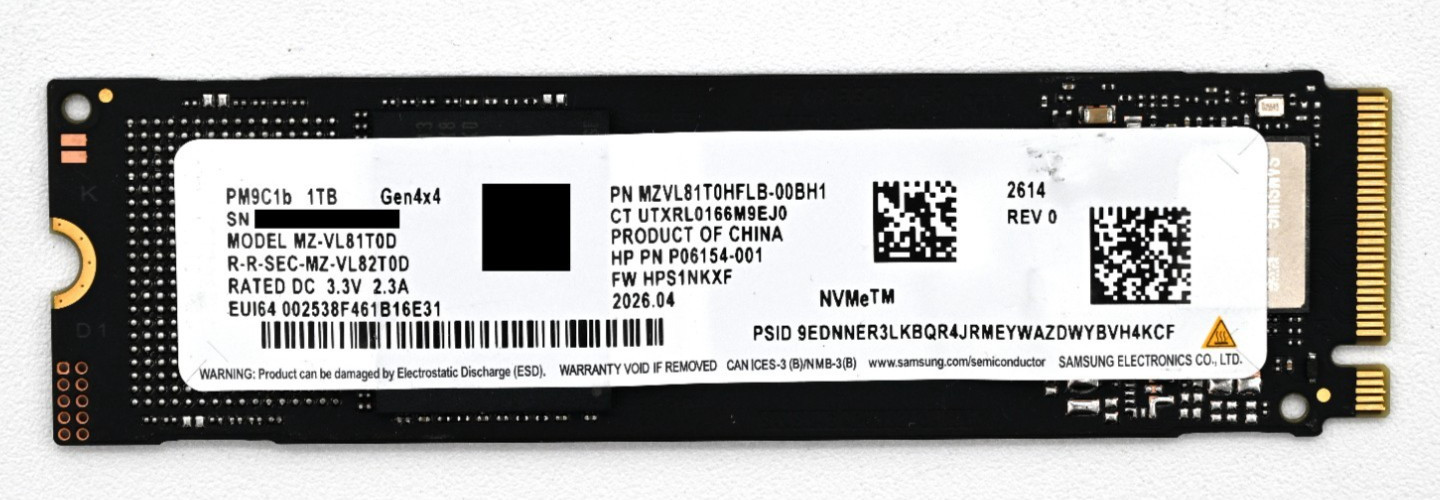 Samsung PM9C1b 1TB PCIe Gen4 NVMe M.2 2280 SSD MZVL81T0HFLB-00BH1 New