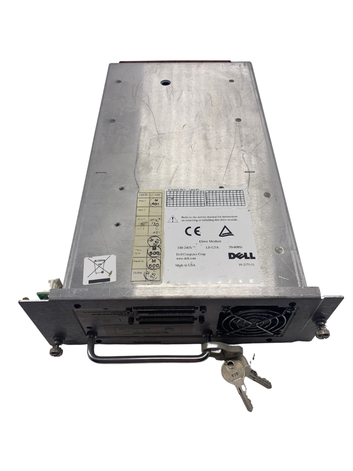 Dell CD259 Powervault 200/400GB LTO 2 PV136T LVD Tape Drive w60