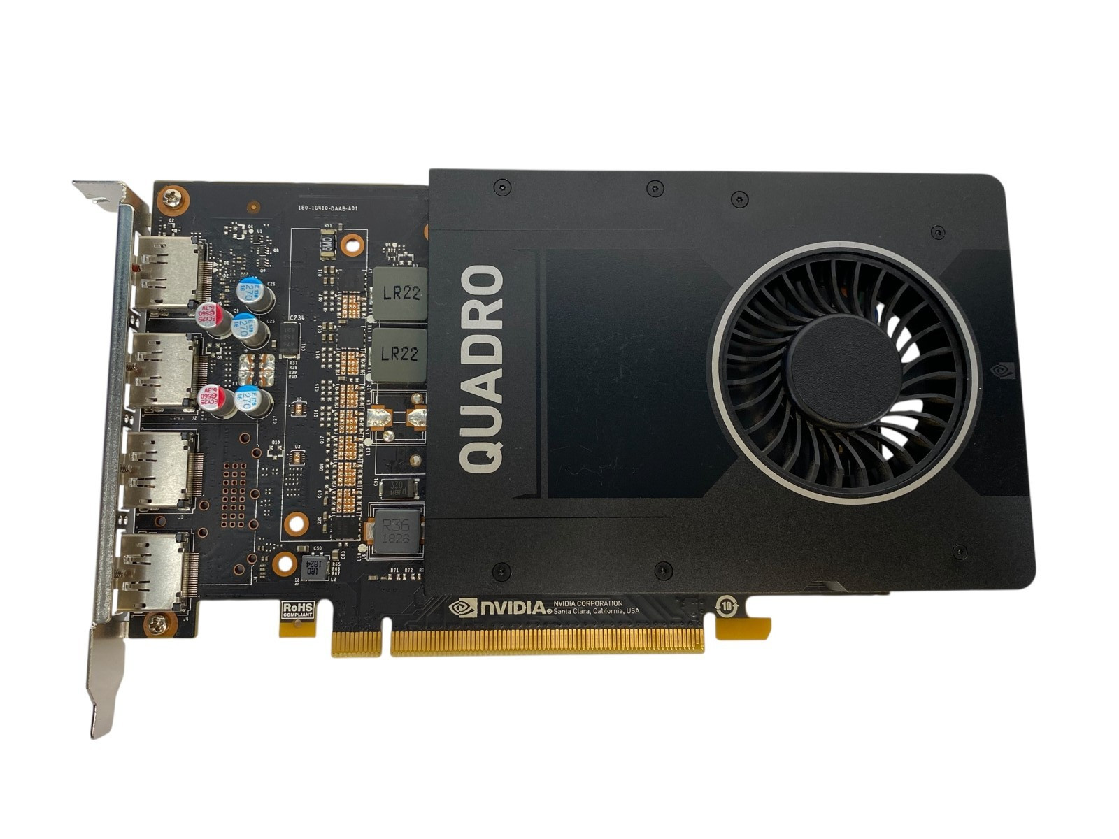 NVIDIA Quadro P2000 5GB GDDR5 Graphics Card DisplayPort PCI Express 3.0 x 16