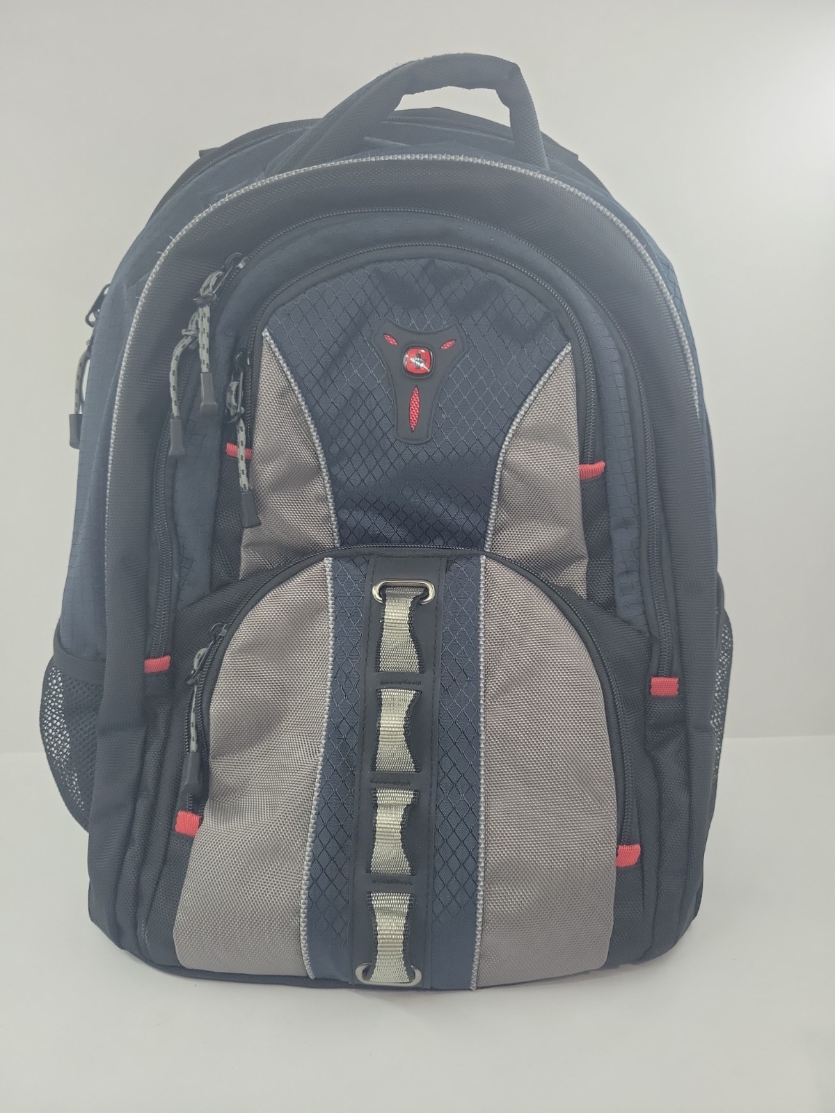 Swiss Gear Wenger Maxxum Laptop Backpack Book Bag Blue Excellent Condition 