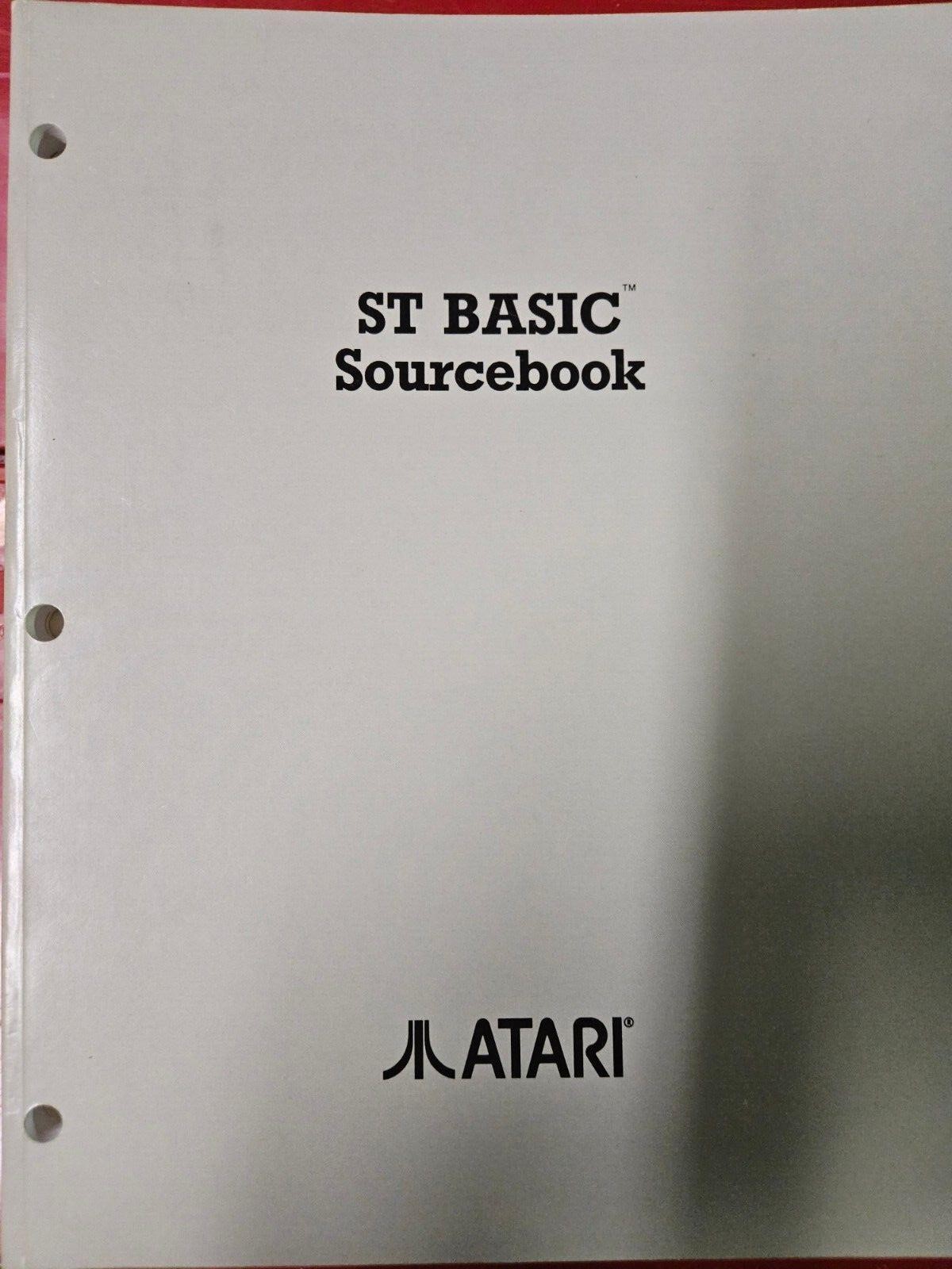 ST BASIC Sourcebook