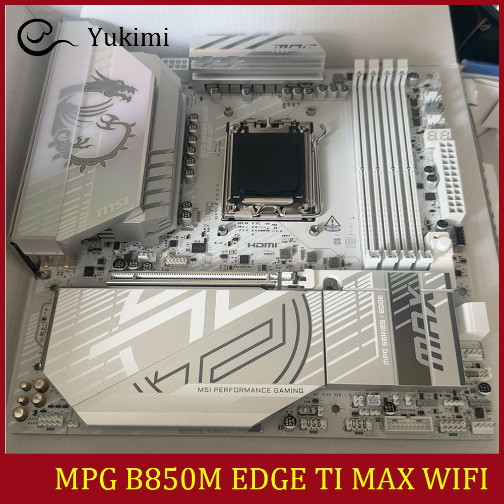 FOR MSI MPG B850M EDGE TI MAX WIFI DDR5*4 256GB AM5 AMD HDMI Ｍotherboard Test