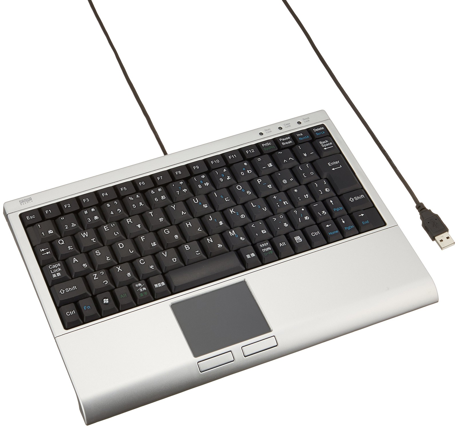 Sanwa Supply Keyboard with Touchpad SKB-TP01SVN White Japan Import