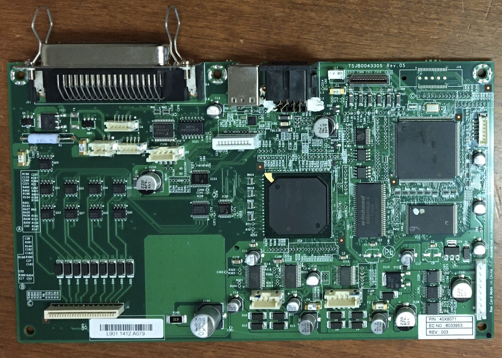 40X8071 - LEXMARK LOGIC BOARD, 2580+ NEW PULL FROM A NEW UNIT - OEM