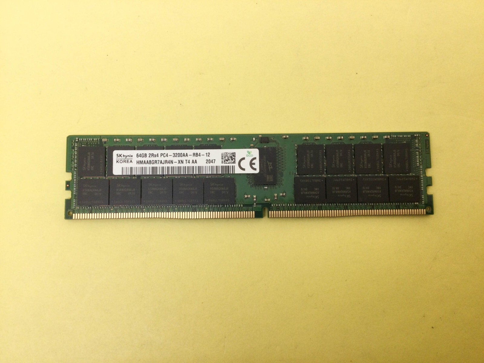 HYNIX 64GB(1X64GB) 2RX4 PC4-3200AA DDR4 ECC SERVER MEMORY HMAA8GR7AJR4N-XN
