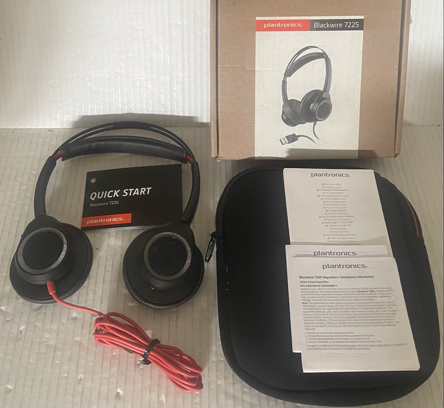 Plantronics Black Wire Headset