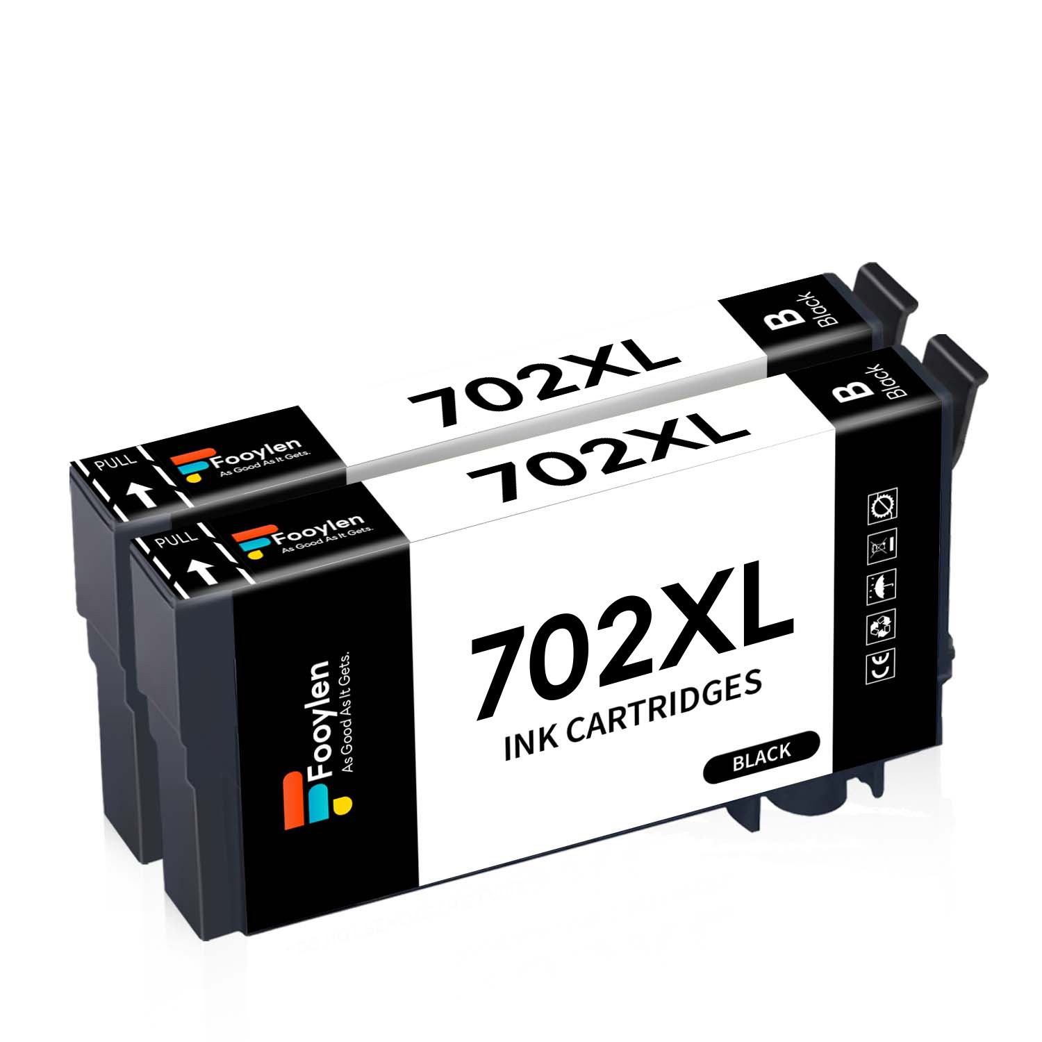 Compatible With 702XL Ink Cartridges for Epson WorkForce WF-3720 WF-3730 3725