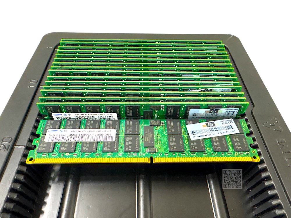 M393T5160QZA-CE6Q0 I GENUINE Samsung 4GB PC2-5300 DDR2 ECC DIMM Memory LOT OF 16