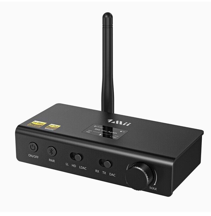 1Mii DS700 HiFi Bluetooth 5.0 Music Transmitter Receiver 2-in-1, Long Range
