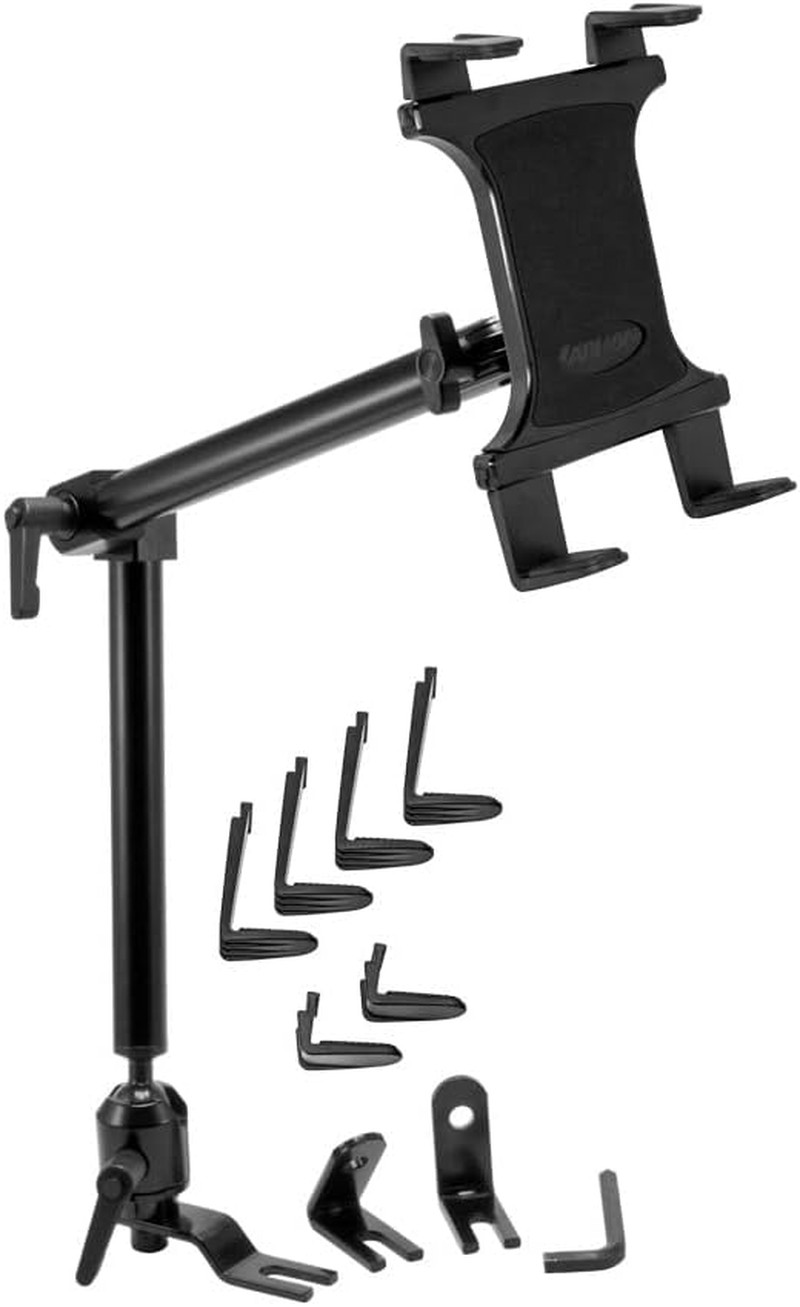 Mounts - Car Seat Rail Tablet Mount and Holder | Heavy-Duty for Car/Truck | Adju