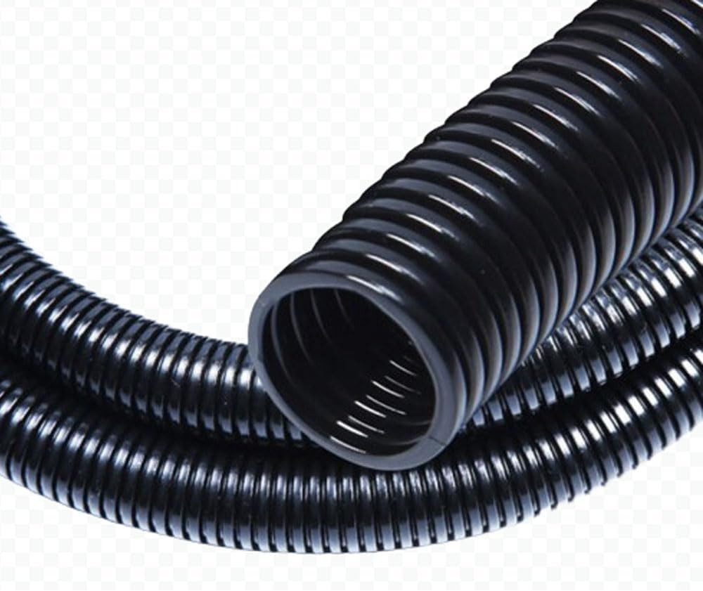 15 FT 1/4” Wire Loom Split Tubing,Dog Cat Cord Protector,Split Wire Loom Tubing