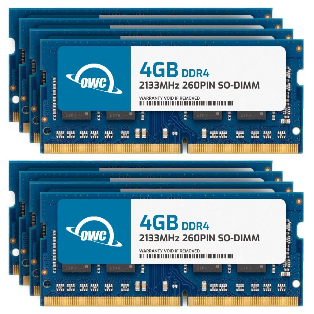OWC 32GB (8x4GB) DDR4 2133MHz 1Rx8 Non-ECC SODIMM 260pin Memory RAM
