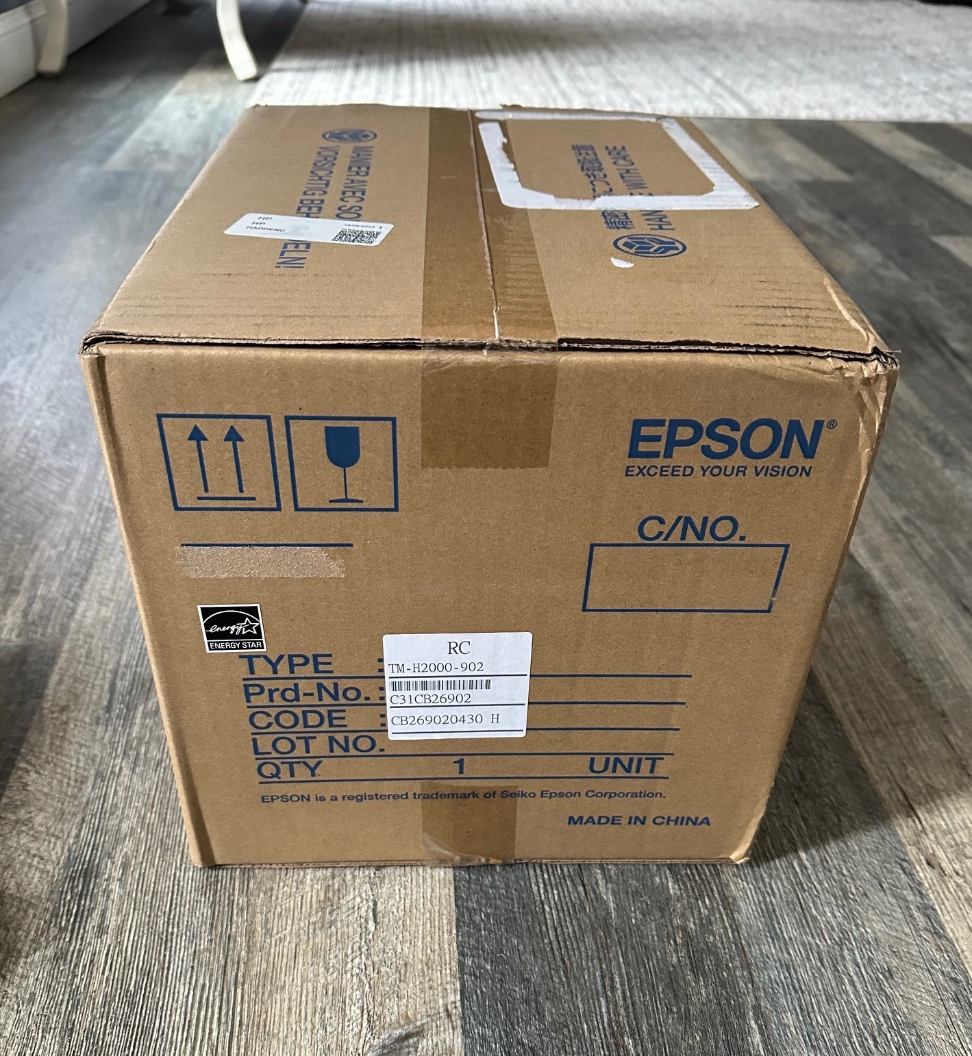 Epson TM-H2000 902 Dual Function Receipt Printer/Check Processing New Un-Opened