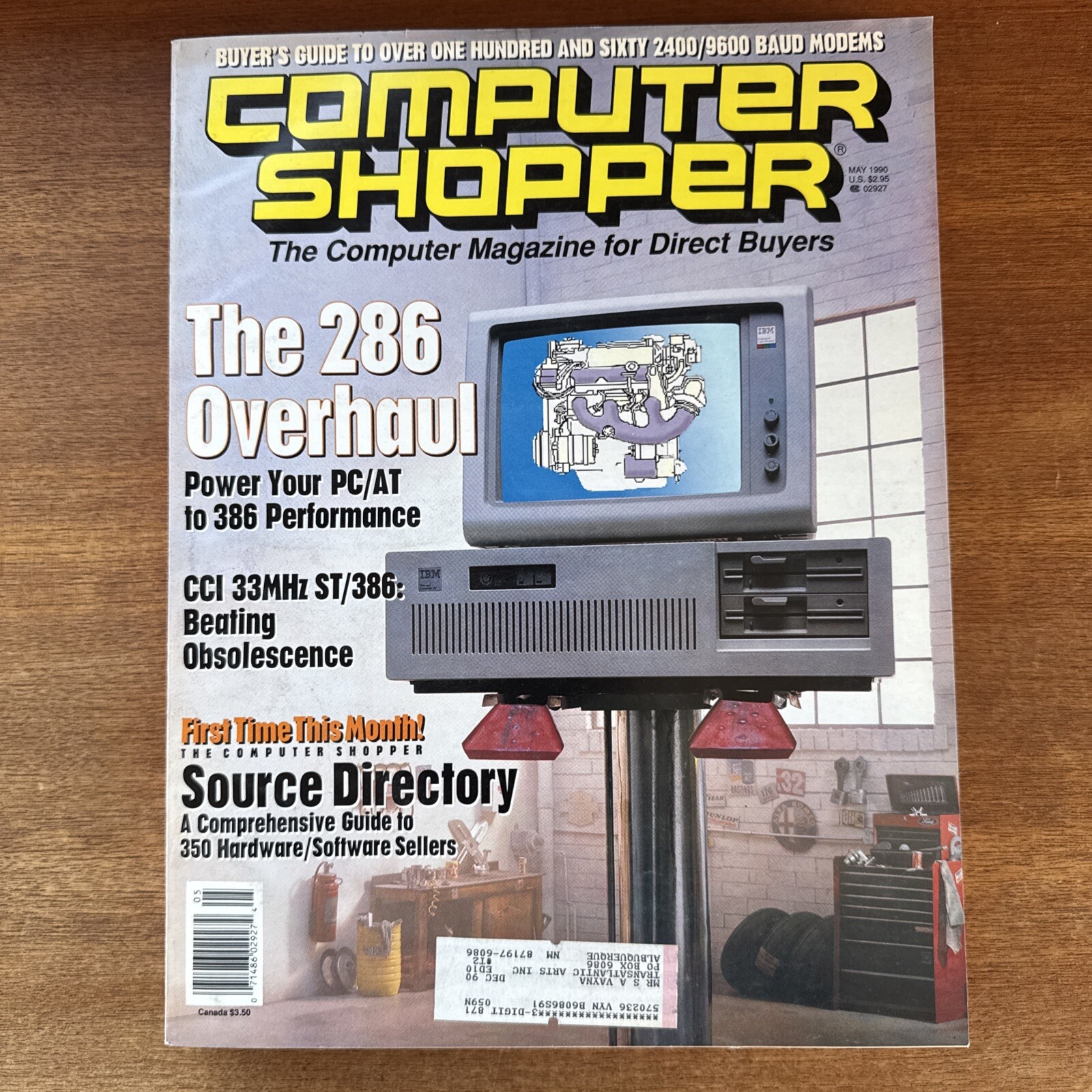 Computer Shopper May 1990 Magazine 286 Overhaul 386 Modems Hardware Software